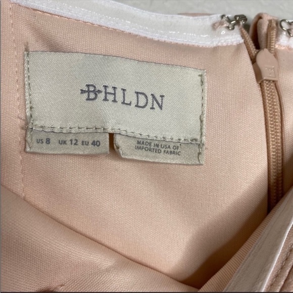 ANTHRO BHLDN DARA OFF SHOULDER FLOUNCE MAXI DRESS size 8 - Picture 11 of 11